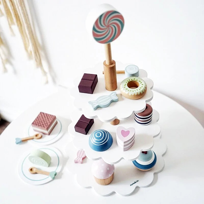 Creative Wooden Toy Set for Children's Role Play & Learning Fun