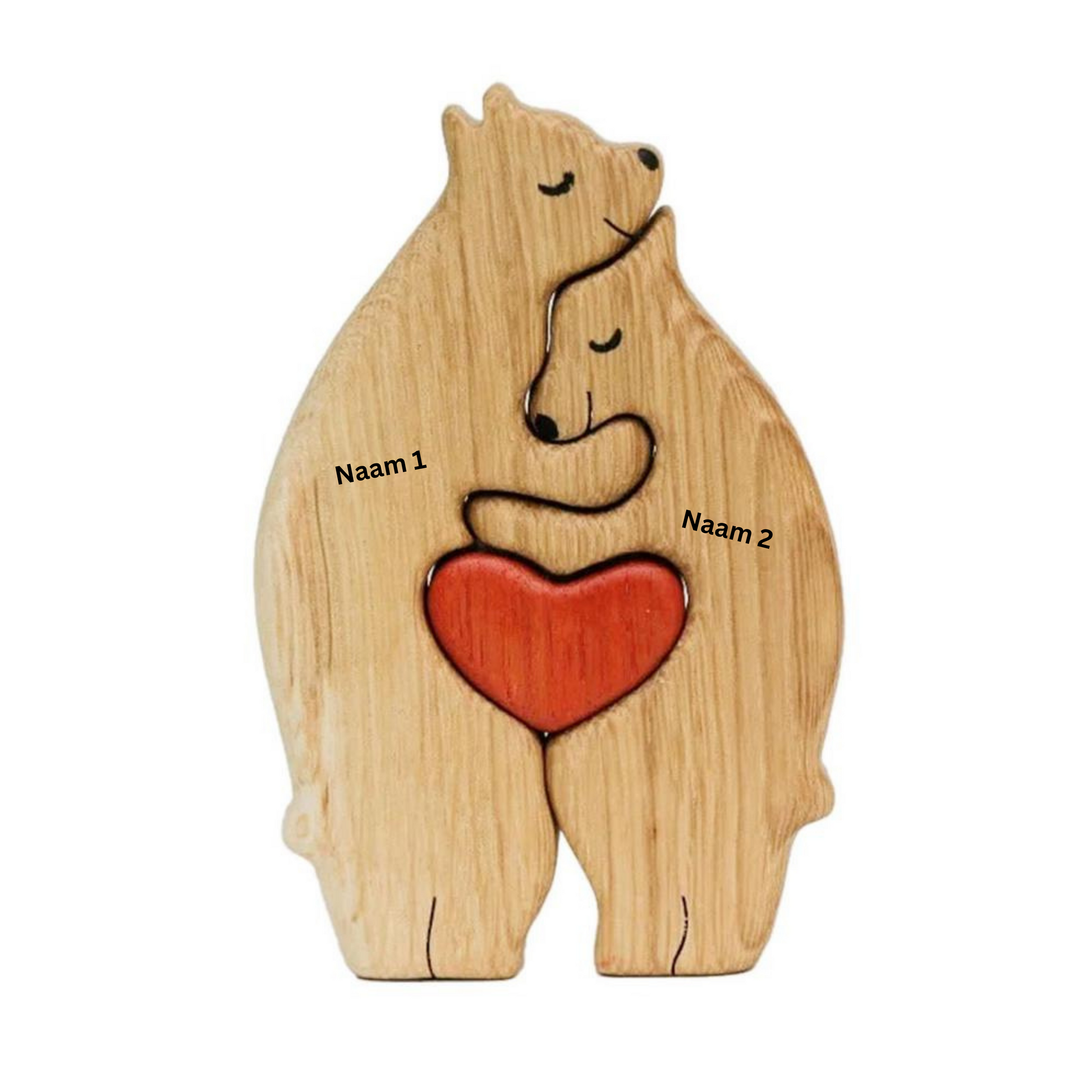 BearRoots Family - Customisable Wooden Family Figures for a Warm Home