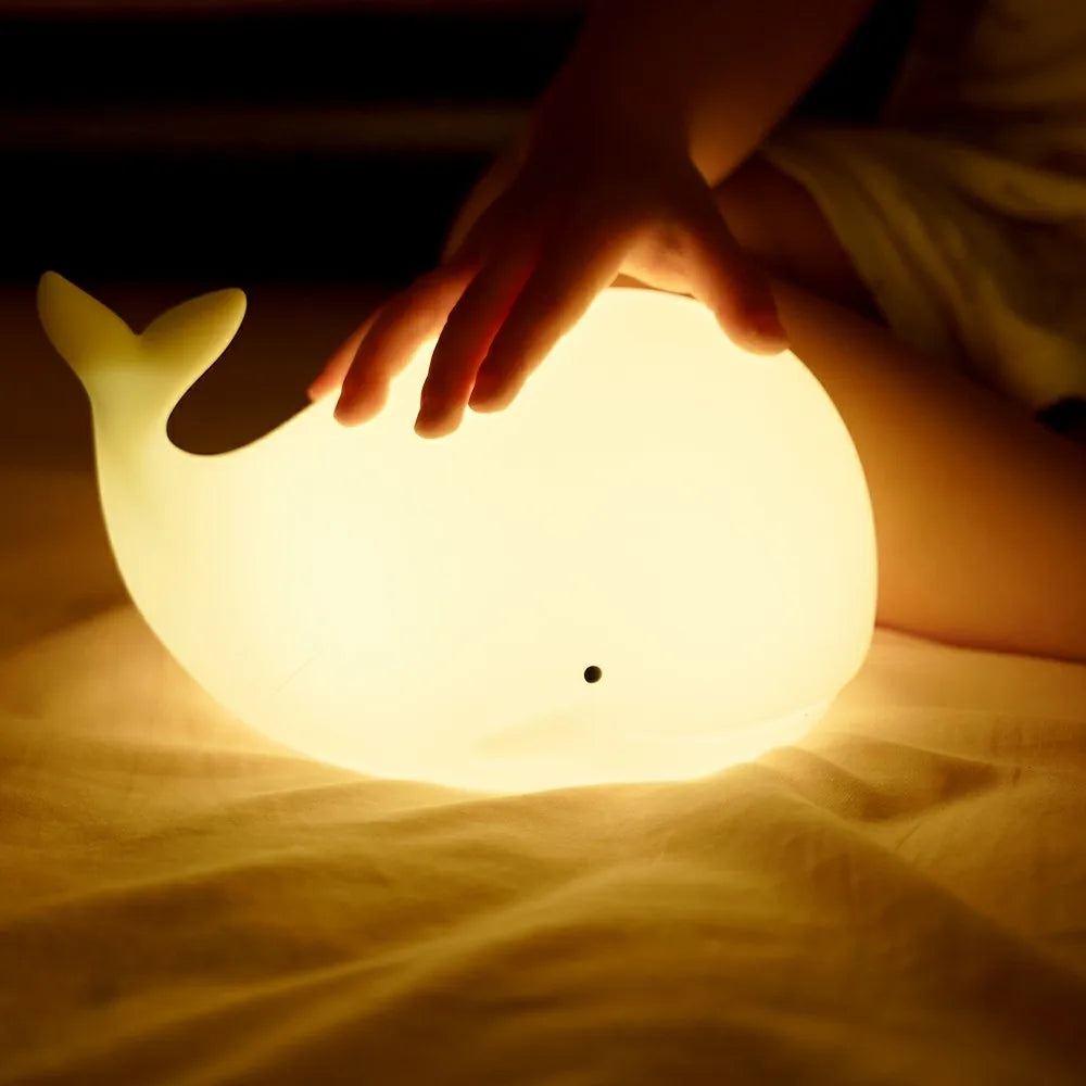 Magically Illuminated Whale Night Lamp – Luma | Soft Light for Children