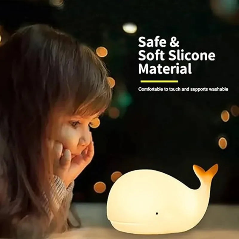 Magically Illuminated Whale Night Lamp – Luma | Soft Light for Children