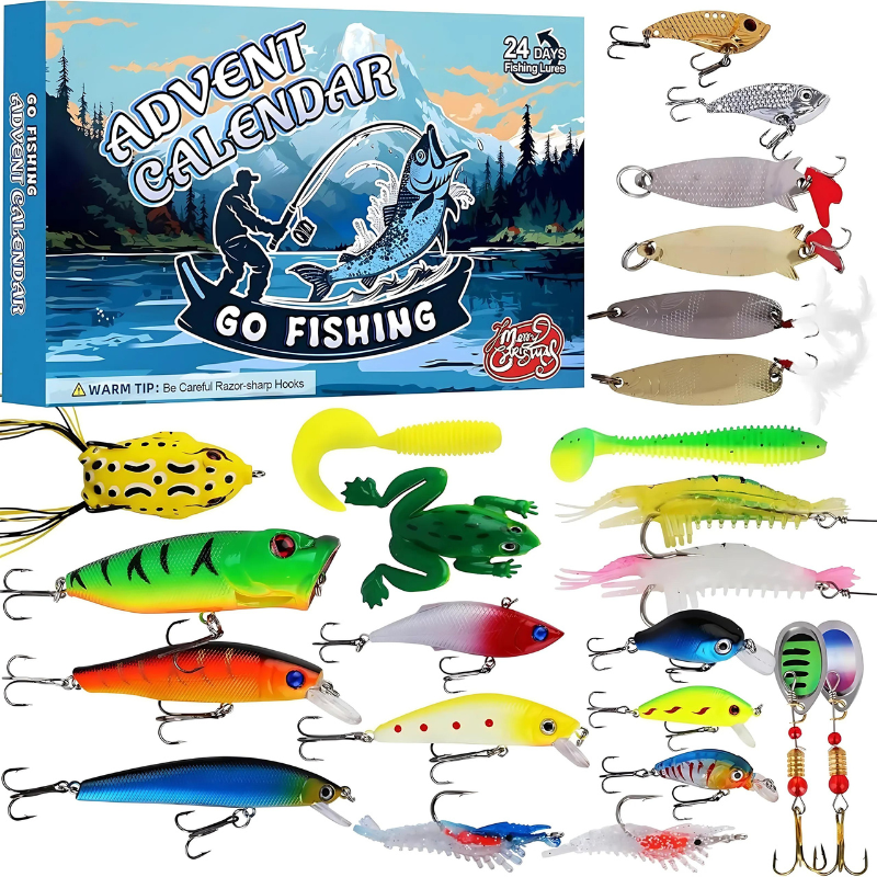 AquaElite Fishing Advent Calendar | High-Quality Lures for Every Fishing Adventure