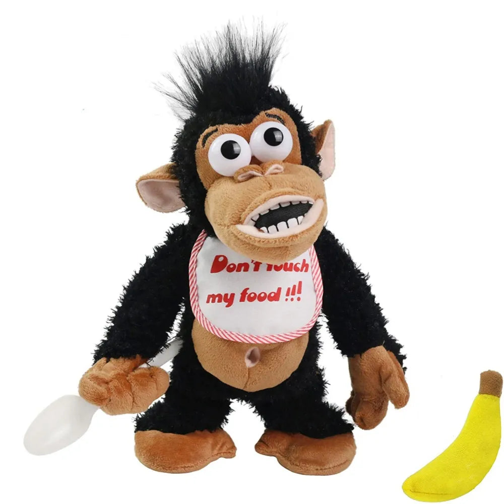 Cheeky Electronic Plush Monkey – BananaGuard