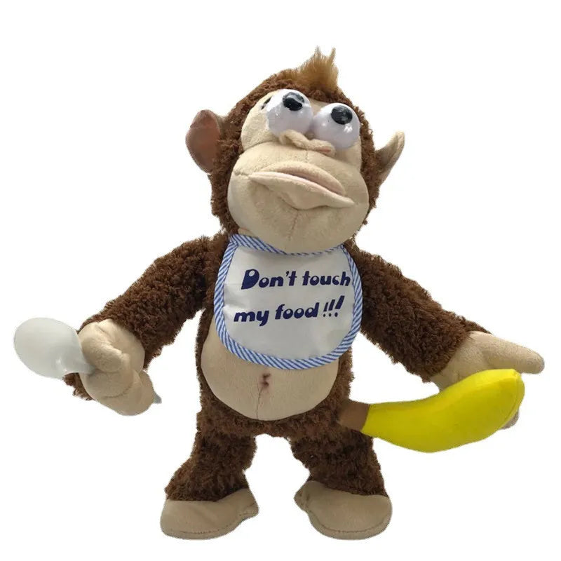 Cheeky Electronic Plush Monkey – BananaGuard