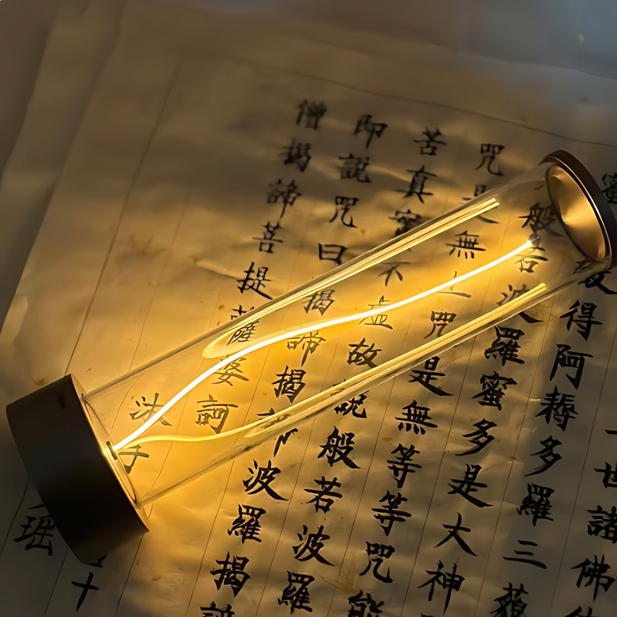 LumièreTube Table Lamp - Minimalist Design with 3 Dimming Levels