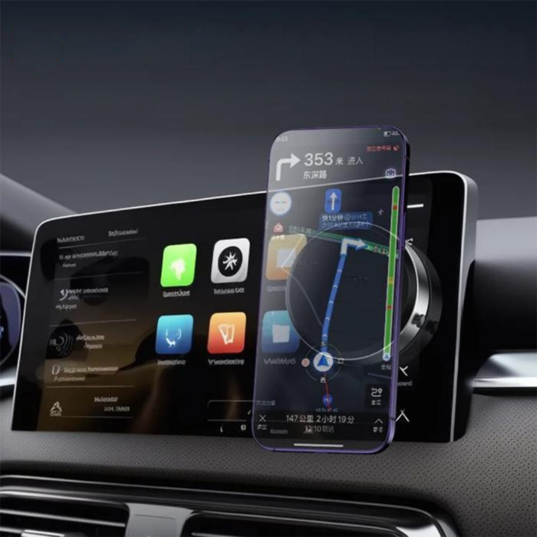 GripElite Magnetic Car Phone Mount | Adjustable and Wireless Charging Compatible Holder