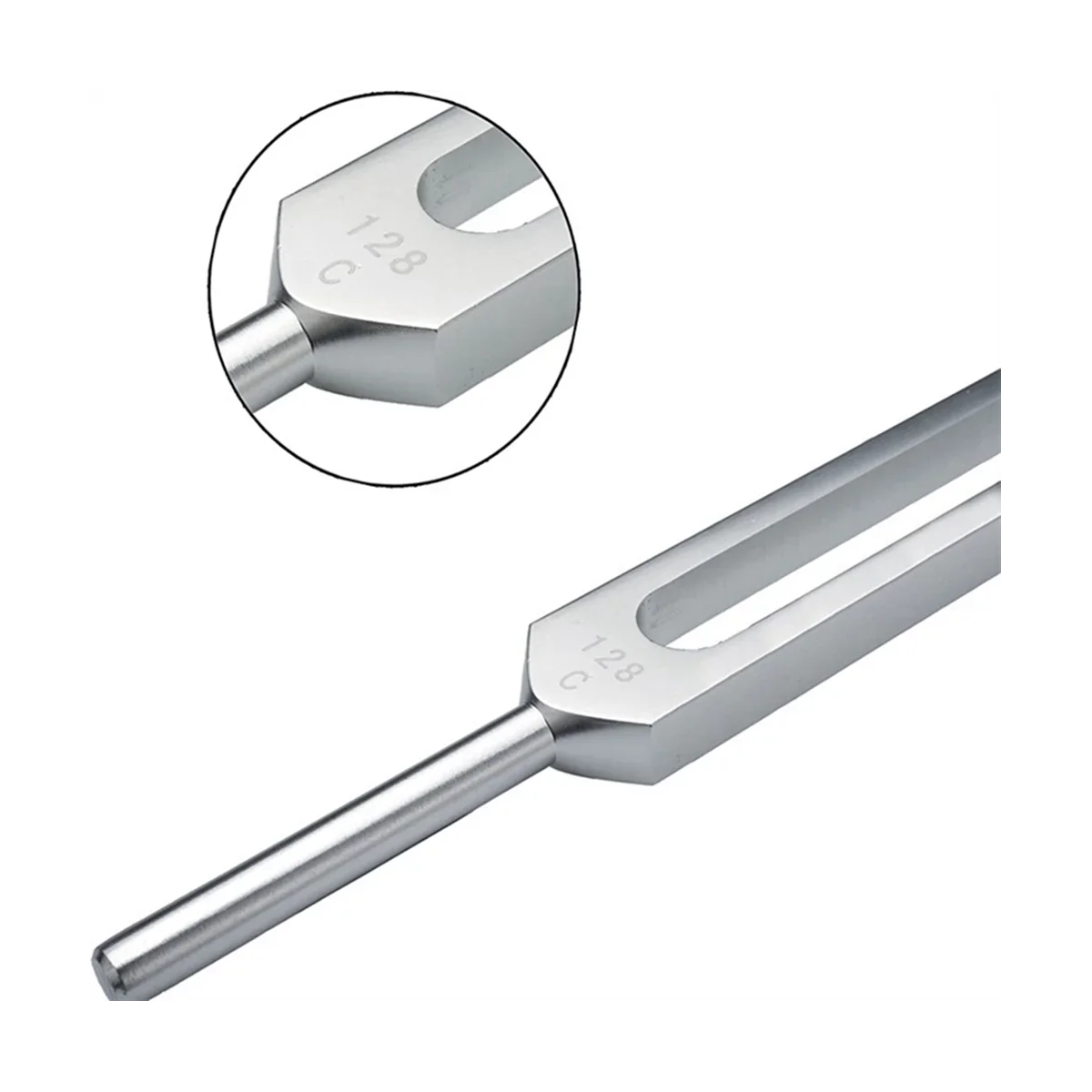 AuraVibe Precision Healing Fork | 128 Hz tuning fork for enhanced self-healing and wellness