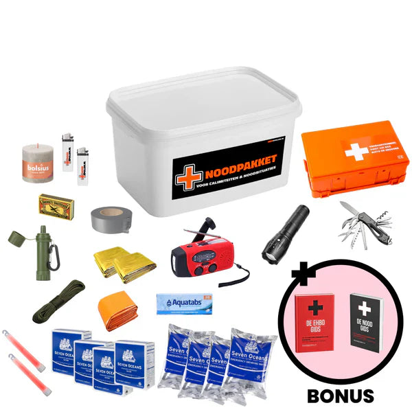 Premium Emergency Kit in Plastic Bucket (12.8L) - SafeBucket