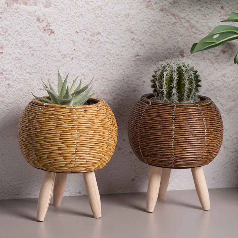 AristoBloom Raised Plant Pot | Premium Minimalist Scandinavian Planter for Compact Spaces