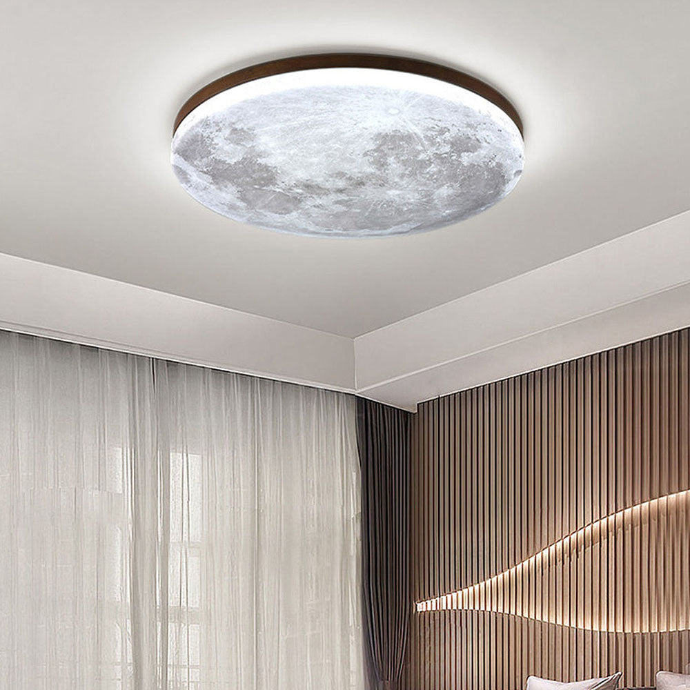 LunarGlow Ceiling Lamp – Soothing Moonlight for Any Interior