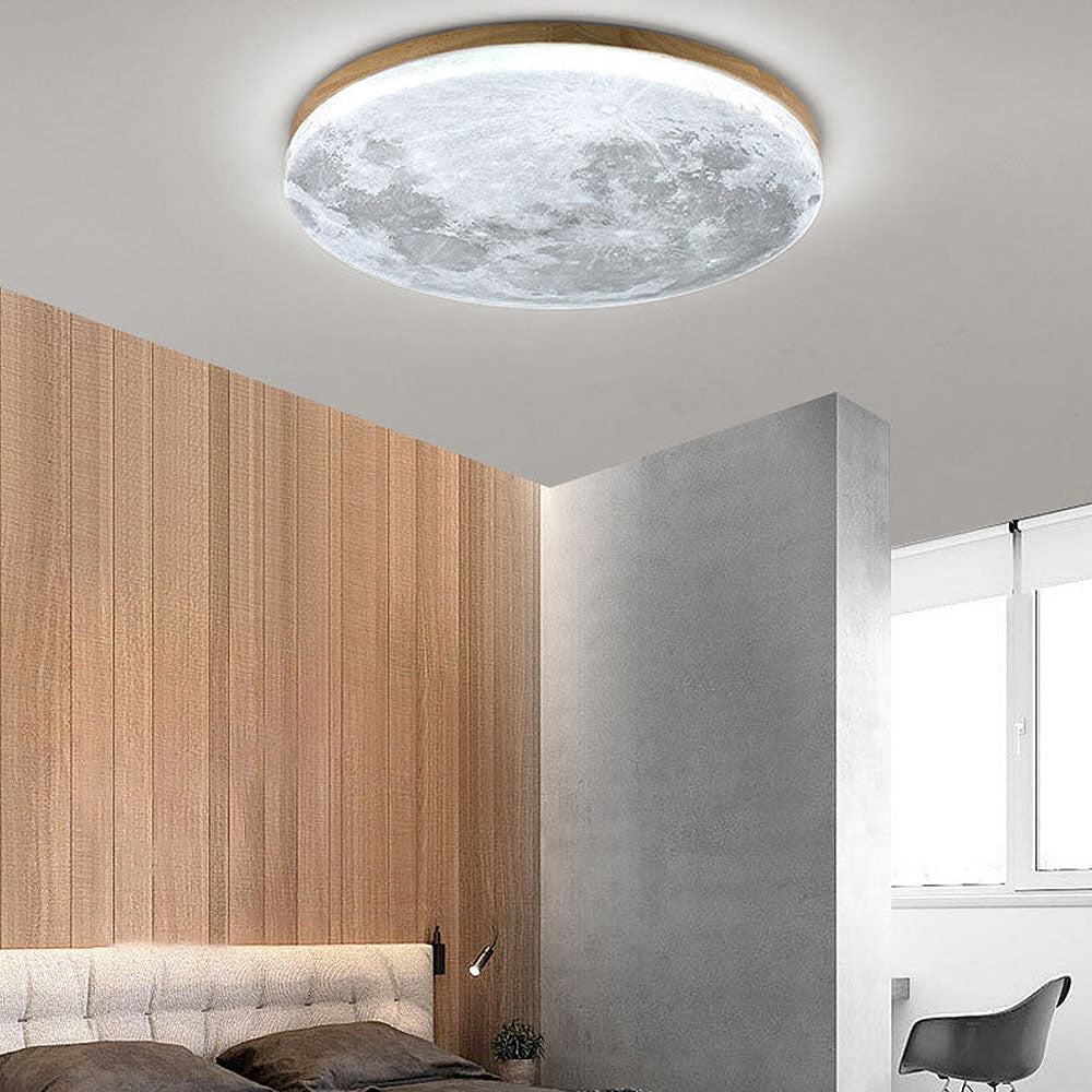 LunaGlow - Moon Lamp Ceiling Light with Soft LED Lighting