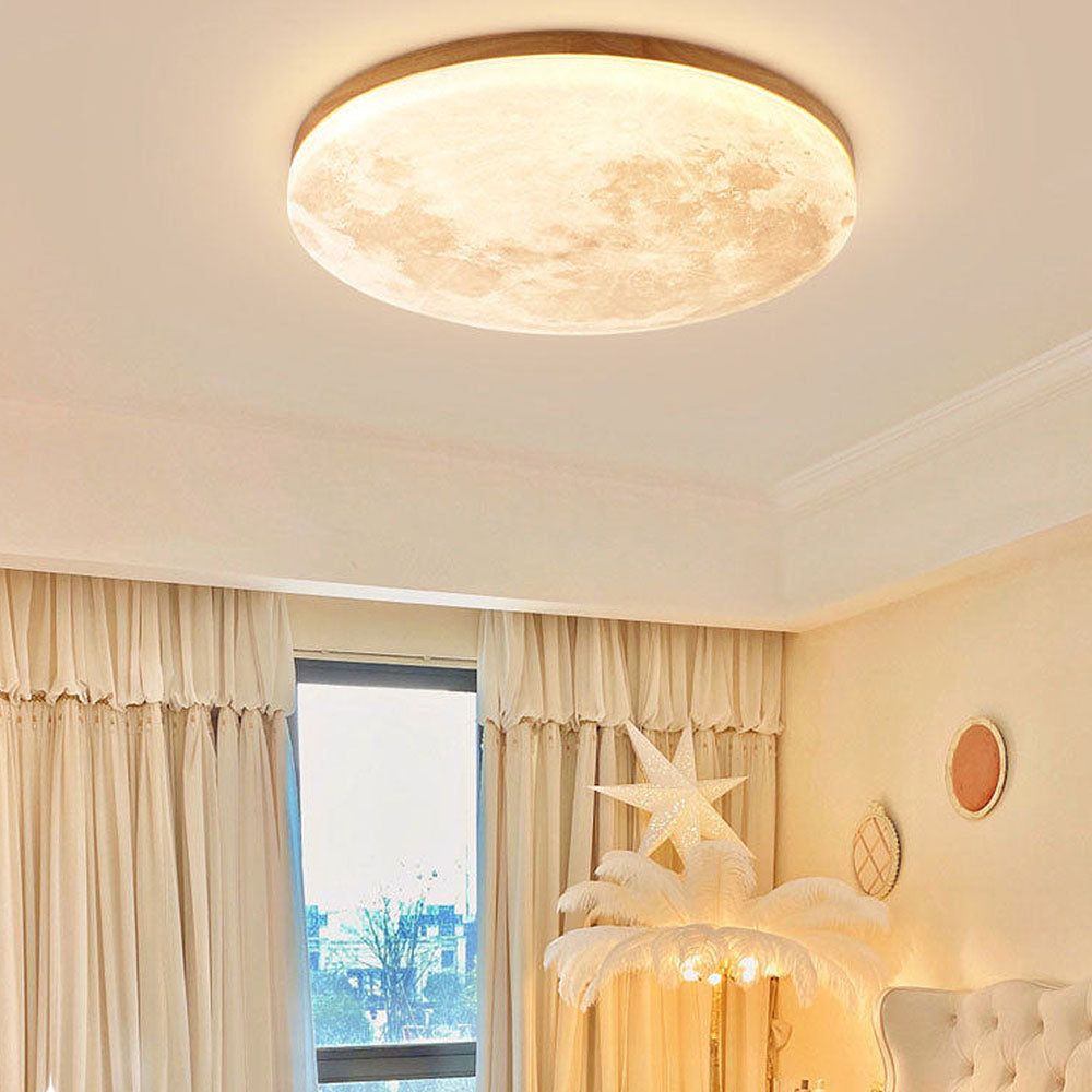 LunarGlow Ceiling Lamp – Soothing Moonlight for Any Interior