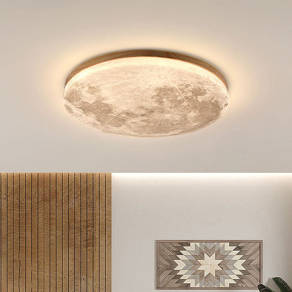 LunarGlow Ceiling Lamp – Soothing Moonlight for Any Interior