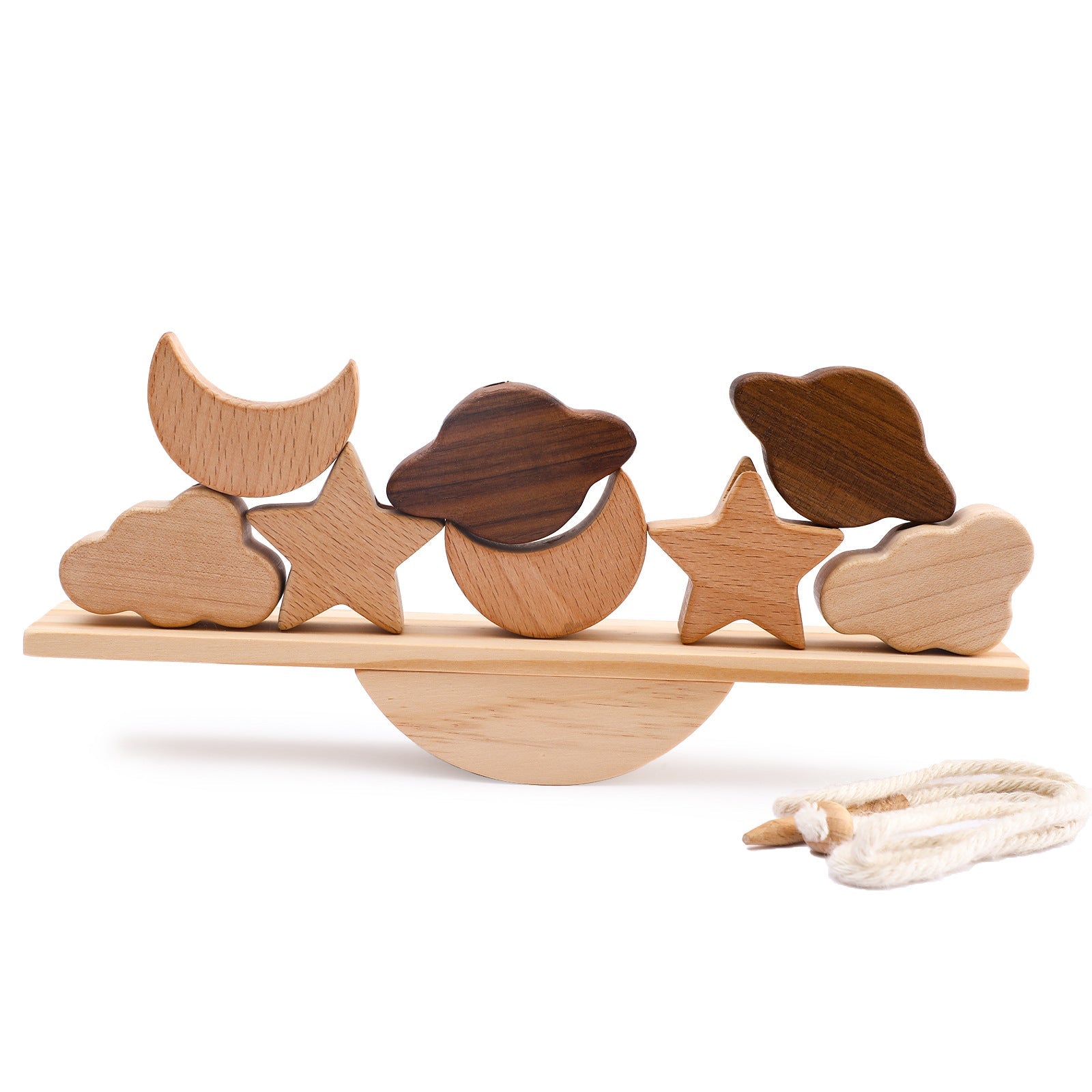 Wooden Balancing Game to Promote Motor Skills and Balance – Joy of Shapes