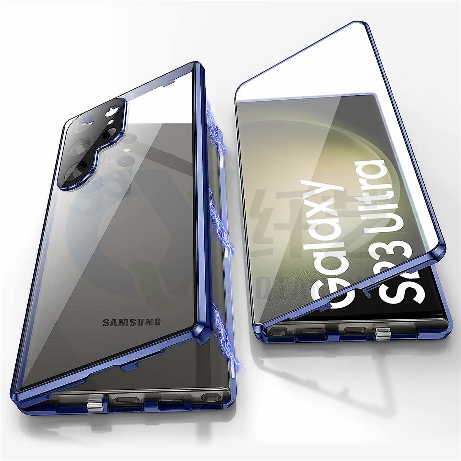 Magnetic Hardened Glass Double-Sided Phone Case for Samsung