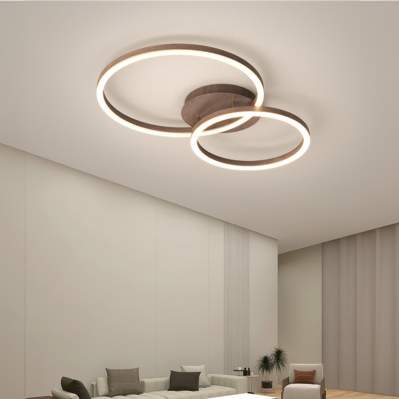 RingLuma | Energy-efficient LED ceiling light | Elegant ring design | Modern design | Iron and acrylic | AC 90-260V | Various sizes | Refined atmosphere for any room