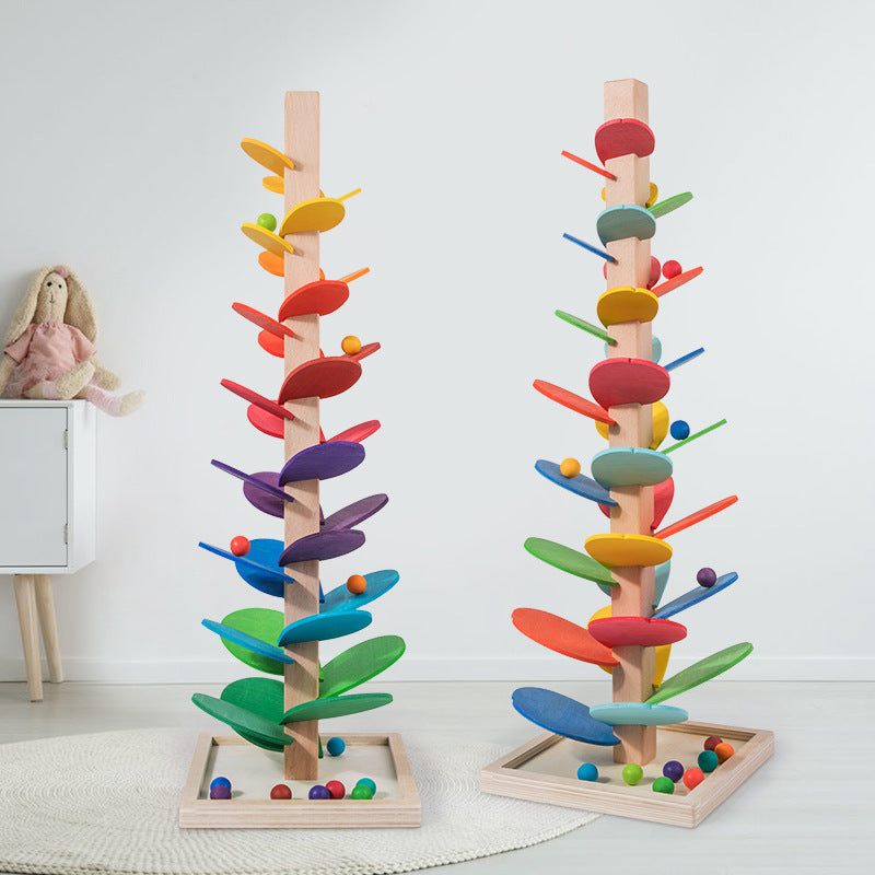 Timmy Colourful Balancing Tree - Wooden Learning Game for Children