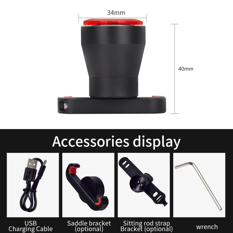 Sandsberg | Antusi Q5 Bicycle Rear Light Automatic Brake Induction Lights