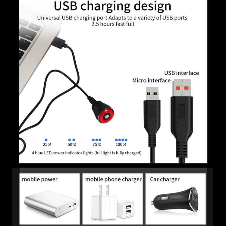Sandsberg | Antusi Q5 Bicycle Rear Light Automatic Brake Induction Lights