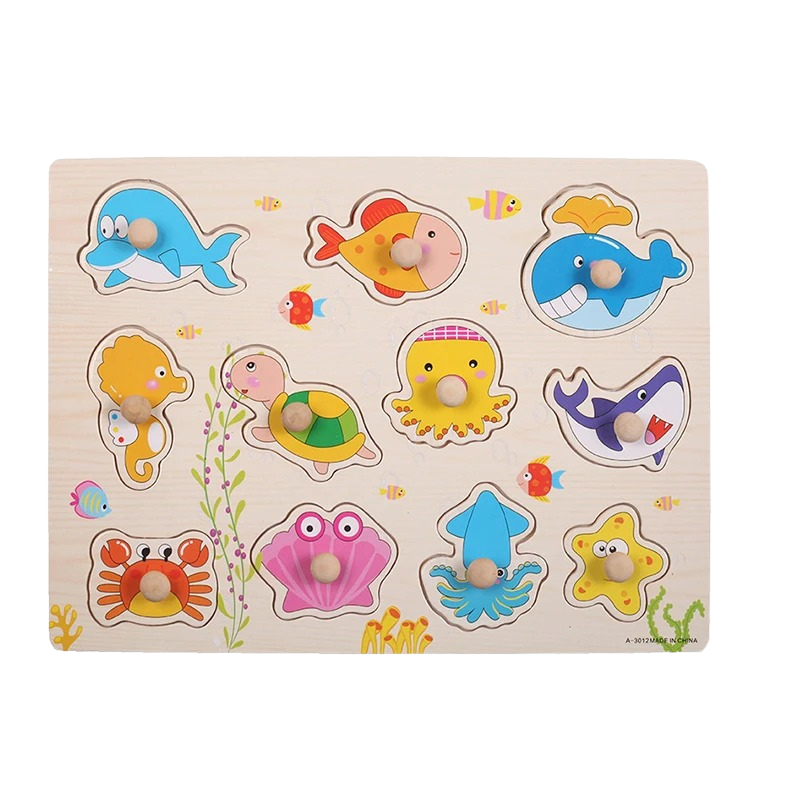 Wooden Puzzles - Educational Play Experience with Various Themes