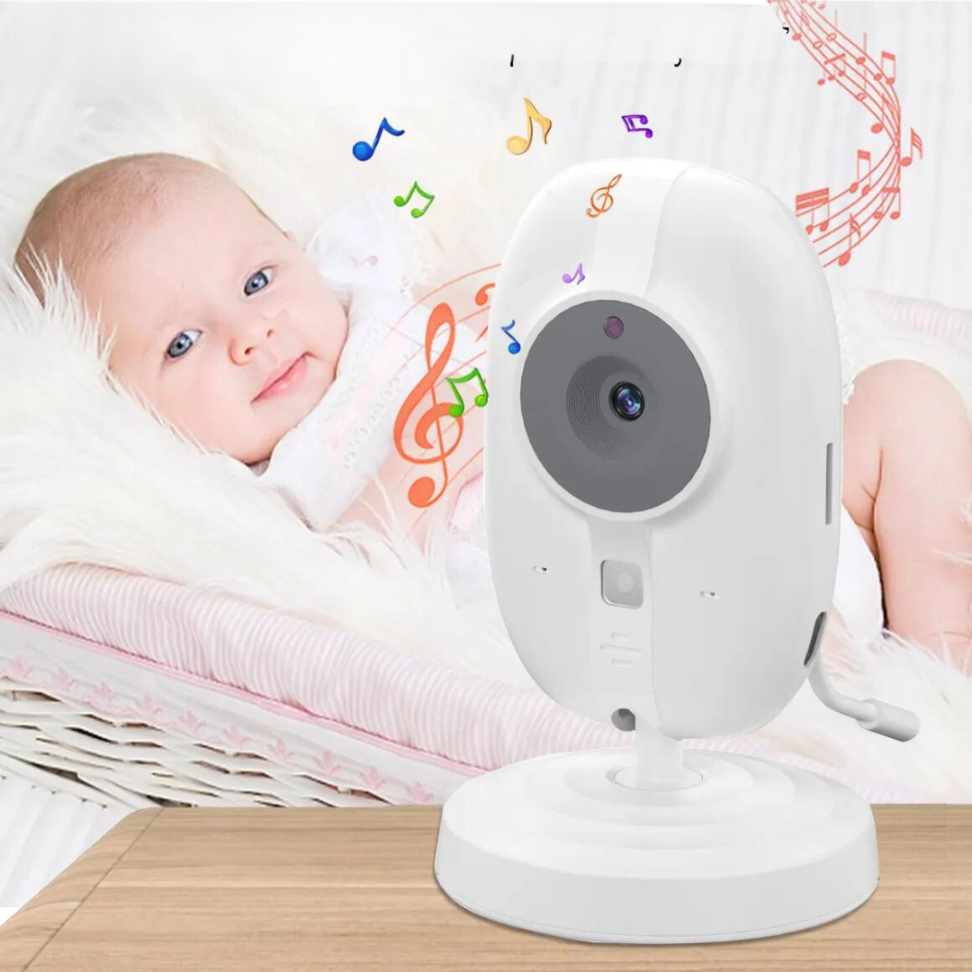 Baby Monitor with Night Vision and Two-Way Audio – Includes Temperature Display