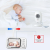 Baby Monitor with Night Vision and Two-Way Audio – Includes Temperature Display