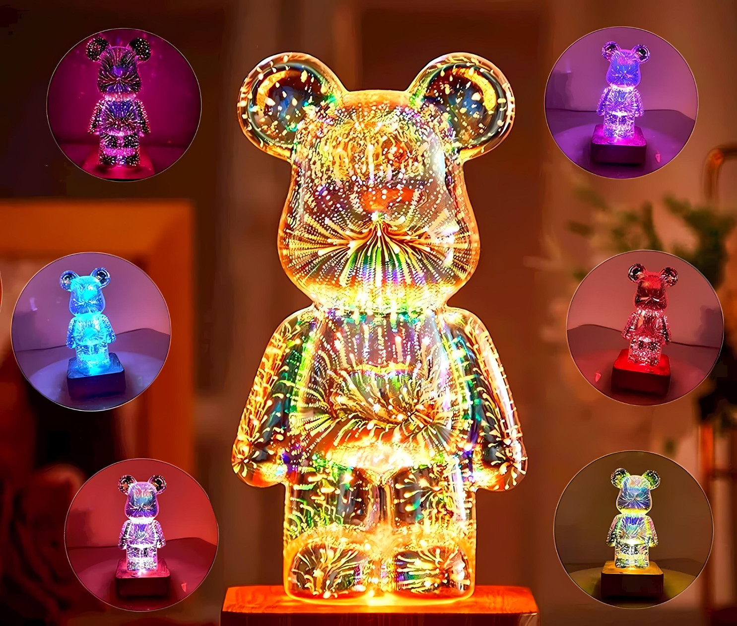 LumiBear - 3D Firework Lamp