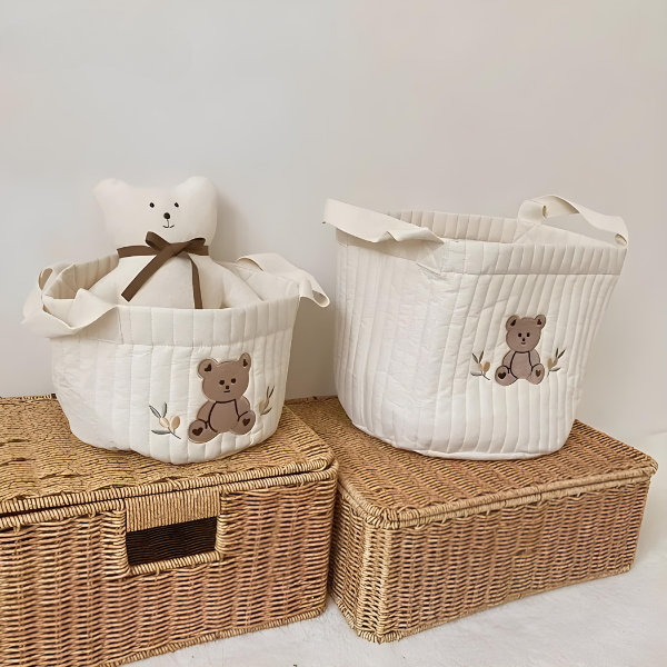 Quilted Fabric Storage Bag for the Children's Room – Buy 1 Get 1 Free