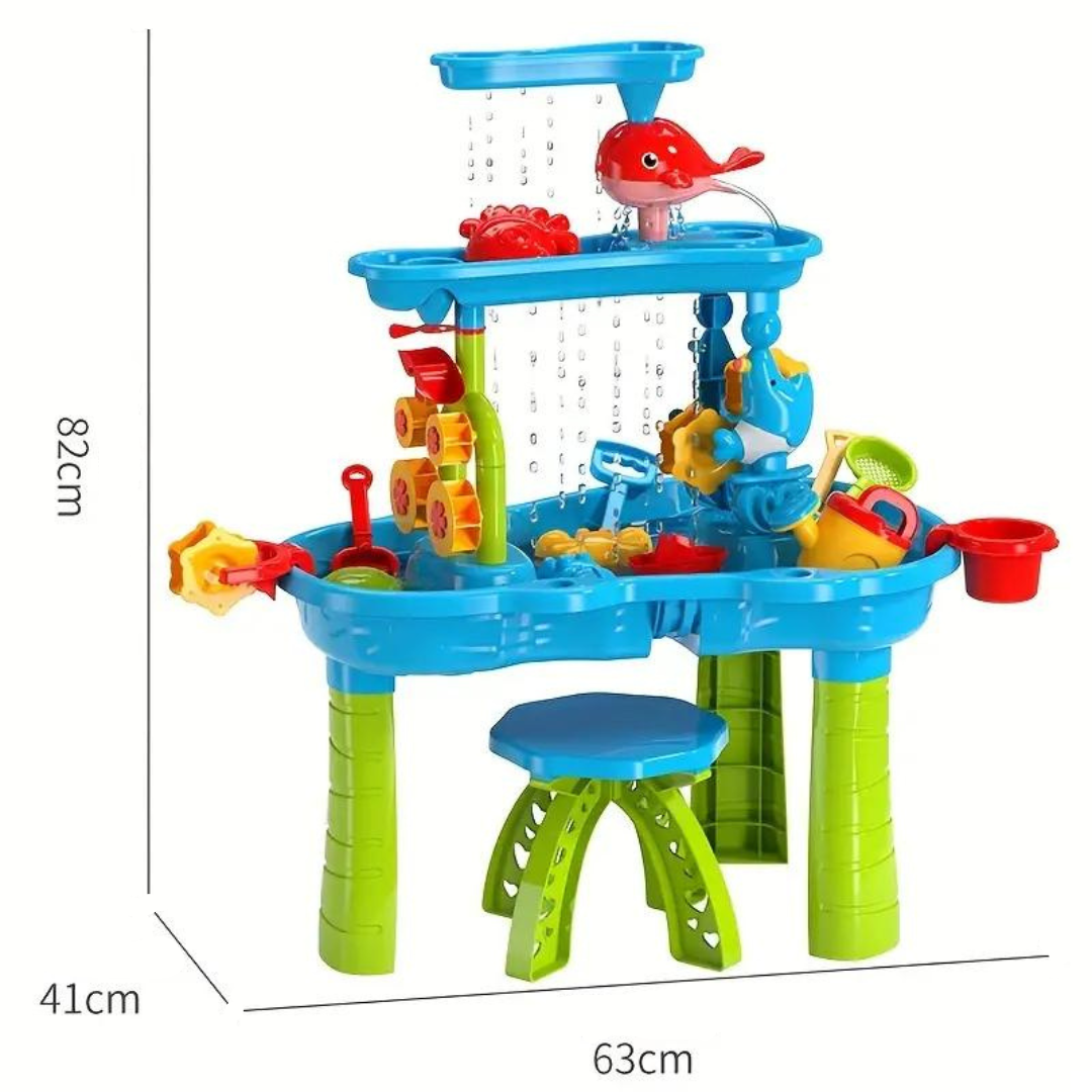 SplashTower - 3-Tier Sand and Water Table for Children