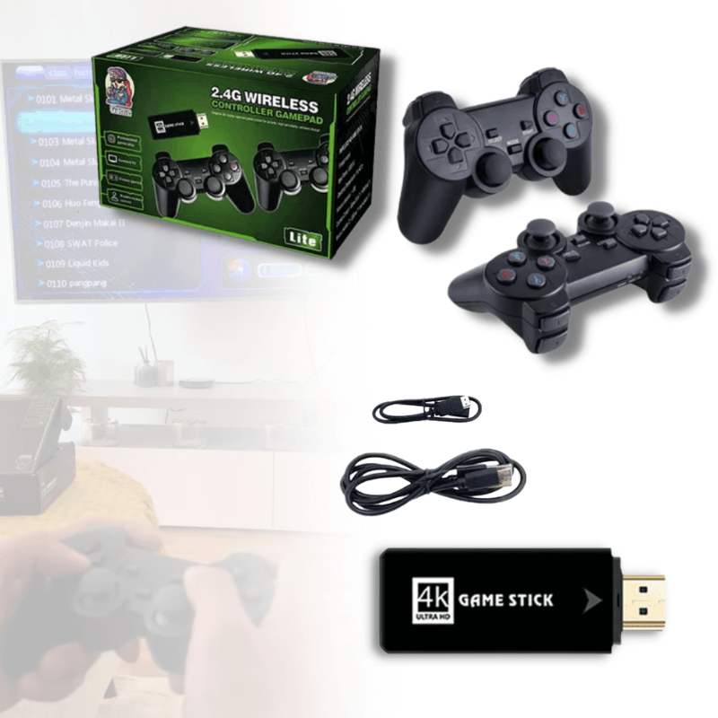 Retro Game Stick with 10,000 Games – Plugbit