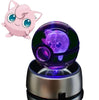 EliteGlow Pokémon Crystal Ball | 3D Engraved Crystal with LED Light