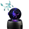 EliteGlow Pokémon Crystal Ball | 3D Engraved Crystal with LED Light
