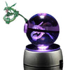 EliteGlow Pokémon Crystal Ball | 3D Engraved Crystal with LED Light