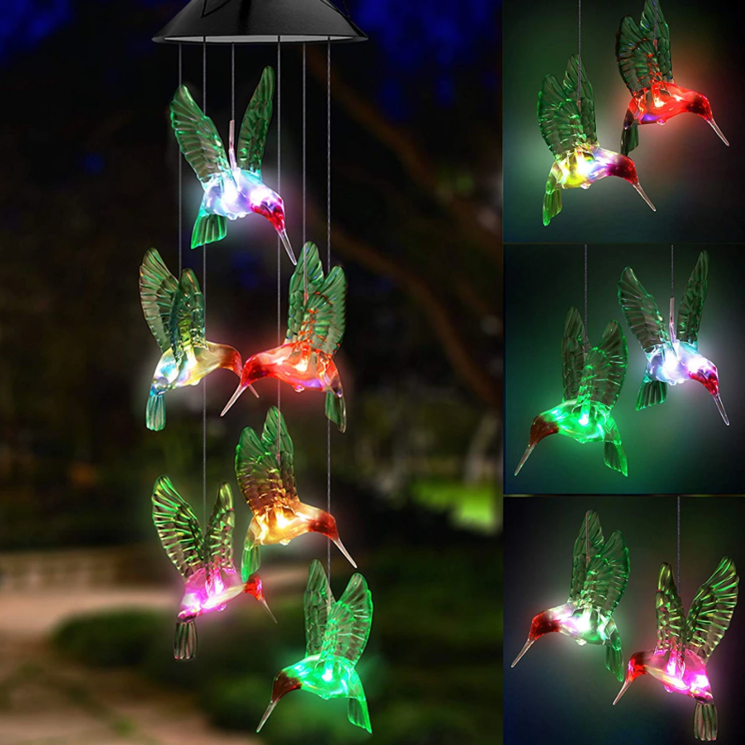 Solar Energy Wind Chime - Magical Garden Lighting
