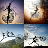 EnchantaLuxe Garden Fairy Stake | Handcrafted magical metal garden decor for enchanting outdoor spaces