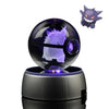 EliteGlow Pokémon Crystal Ball | 3D Engraved Crystal with LED Light