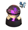 EliteGlow Pokémon Crystal Ball | 3D Engraved Crystal with LED Light
