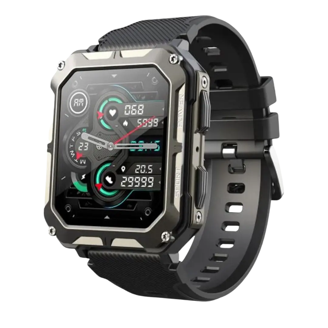 Robust Smartwatch with Heart Rate Monitor & Step Counter - EnduranceX