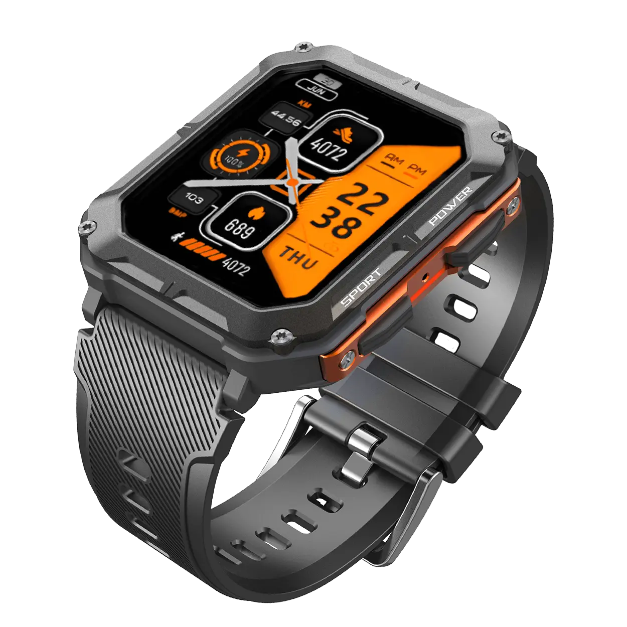 Robust Smartwatch with Heart Rate Monitor & Step Counter - EnduranceX