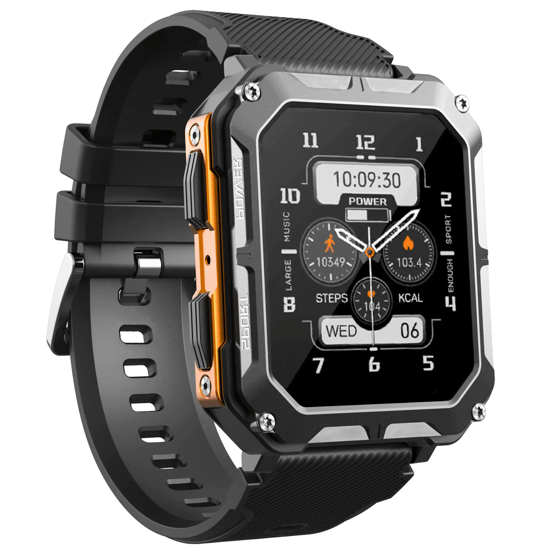 Robust Smartwatch with Heart Rate Monitor & Step Counter - EnduranceX