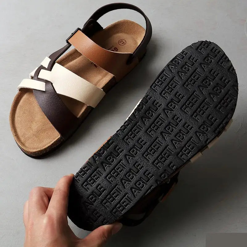 Orthopaedic Leather Sandals for Optimal Support