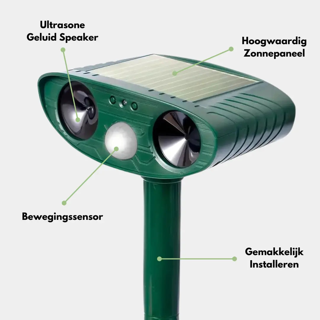 Solar-Powered Cat Repeller - NatureGuard