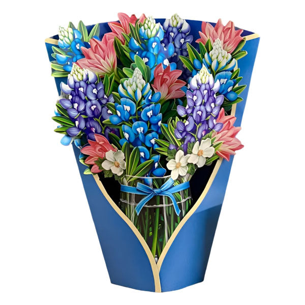 Decorative 3D Flower Bouquet with Card