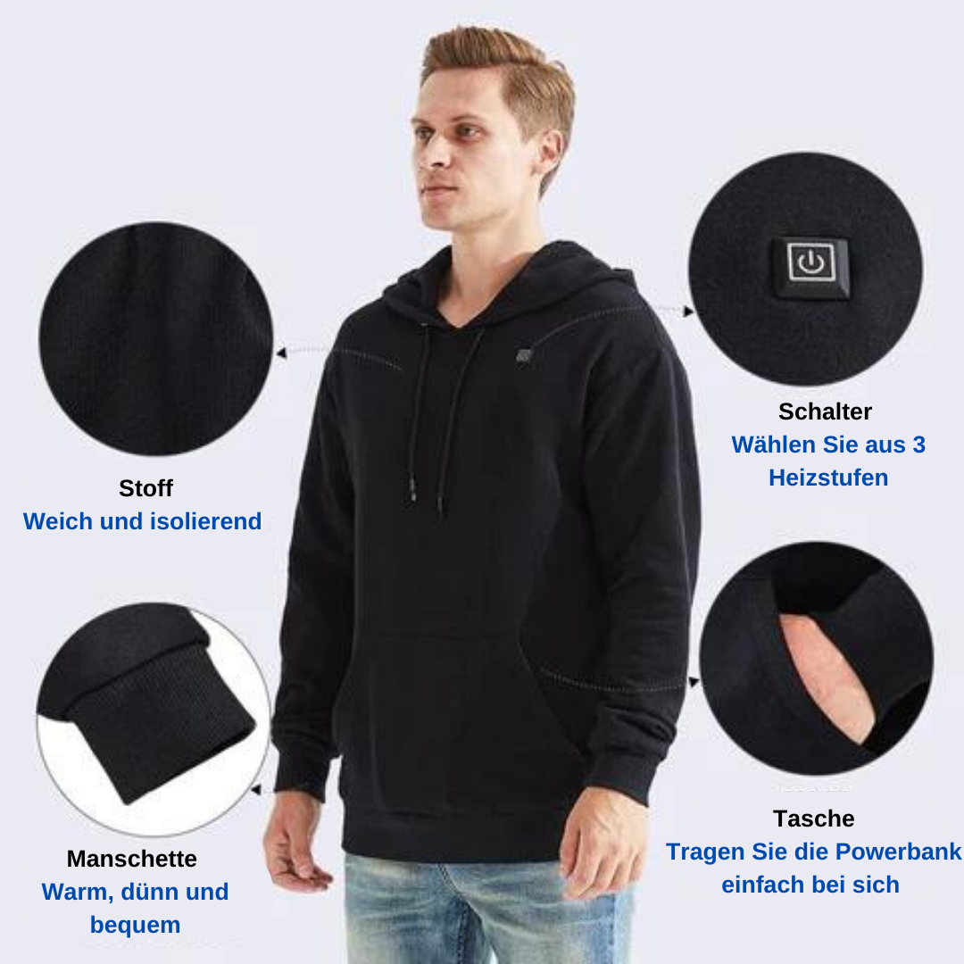 Heated Unisex Winter Hoodie - WinterThermaHoodie