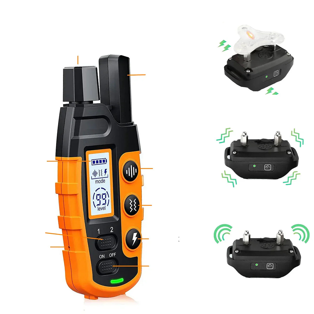 ProCanine 1000m Training Collar | Dog Training | Waterproof E-Collar with Remote Control