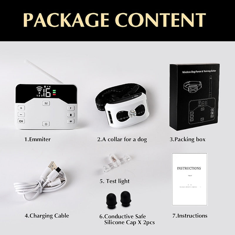 DualFence Trainer | Dog Training | Wireless Dog Training System with Safe Fencing