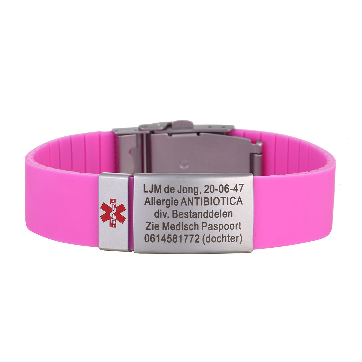 LifeSphere Personalized Safety Bracelet | Stylish and durable medical ID band for emergencies