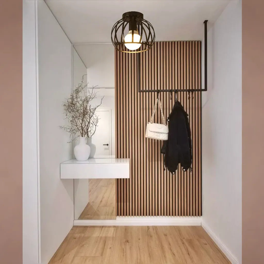 Aurub | Industrial Ceiling Light Black