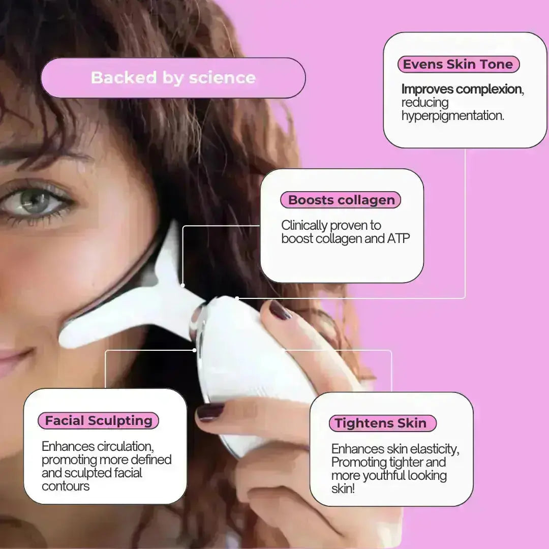 7-in-1 LED Facial Lifting & Massage Tool – Vénera