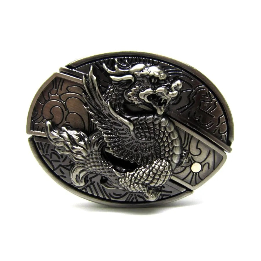 Stylish Punk Leather Belt for Men