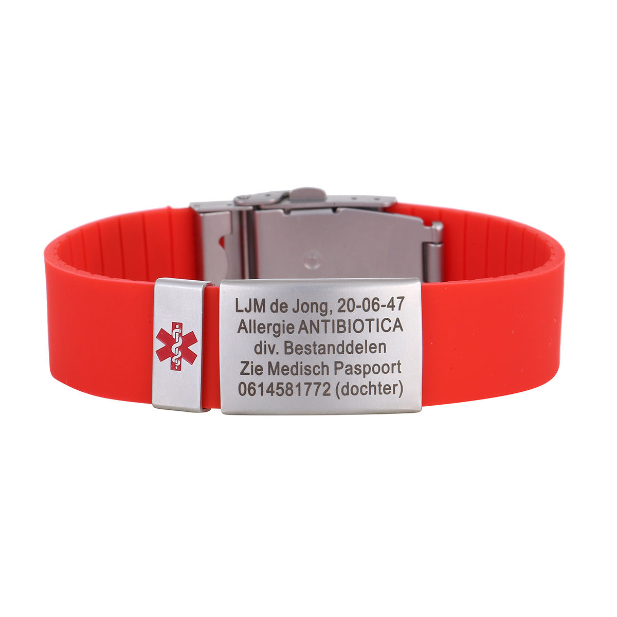 LifeSphere Personalized Safety Bracelet | Stylish and durable medical ID band for emergencies